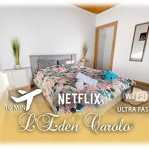 L'eden Carolo - Netflix, Wi-fi, 10min Aeroport, Parking Gratuit Apartment Dampremy